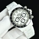Rolex Daytona 43mm Japan Quartz Movement Men Luminous White/Green/Blue Face Watch